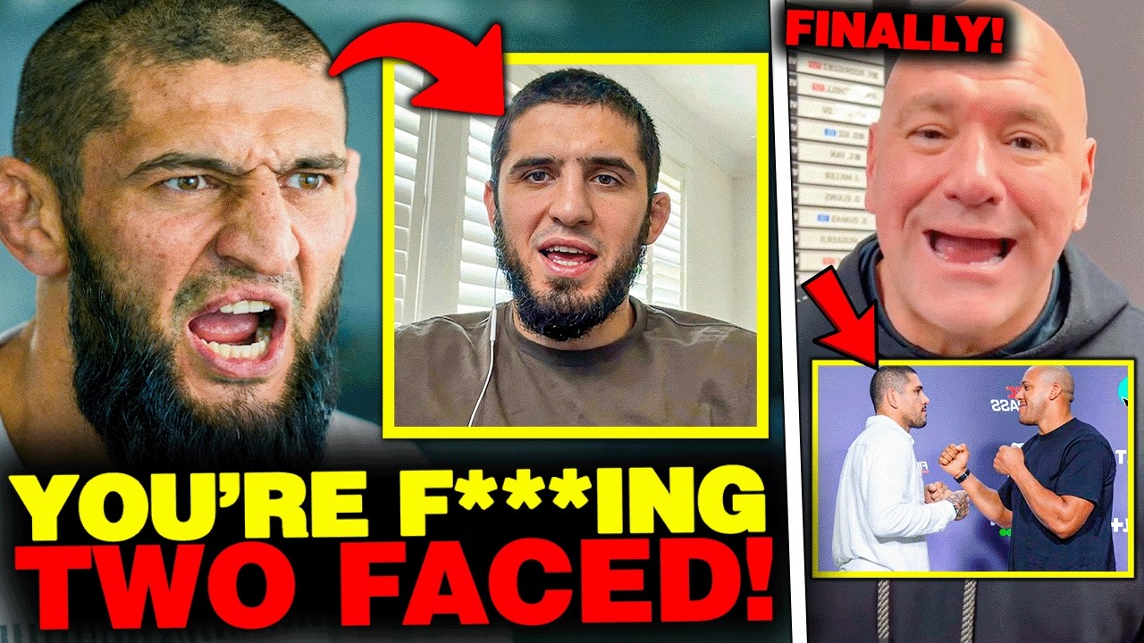 Хамзат Чимаев бросает вызов Исламу Махачеву после провокационного заявления в среднем весе: «Ты д...