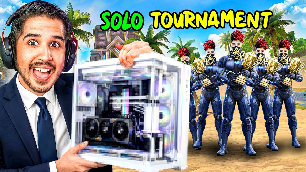 HAPPY HOLI x SOLO TOURNAMENT IN FREE FIRE LIVE || DESI ARMY