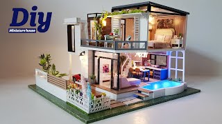 DIY Miniature house Kitㅣwest creek houseㅣ웨스트크리크 하우스ㅣ미니어처하우스ㅣ박소소(soso miniature)