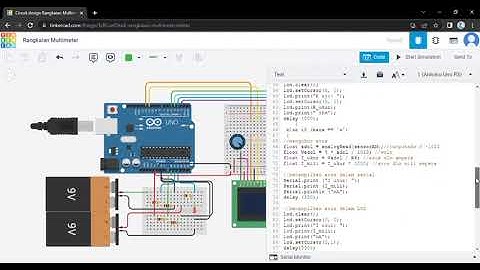 [Elektronika 2] - Simulasi Arduino Menggunakan TinkerCAD - Membuat AVOmeter Digital