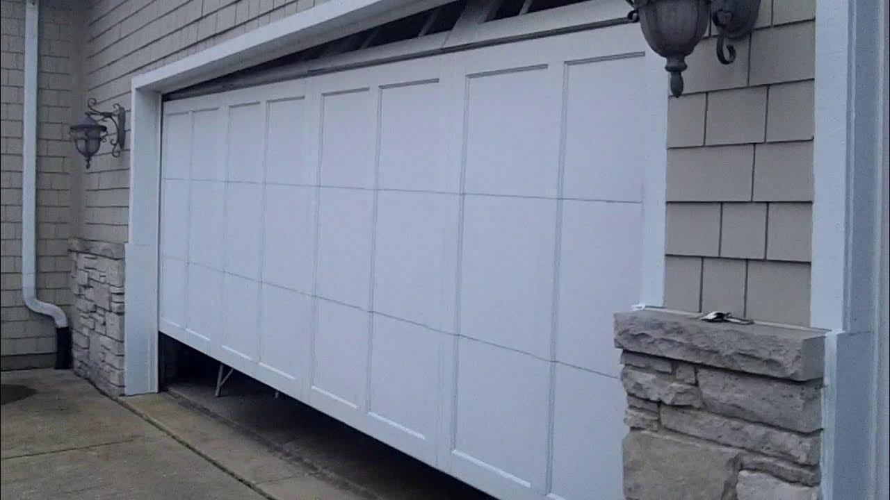 what happens when the garage door torsion tube shaft breaks Pt. 1 YouTube