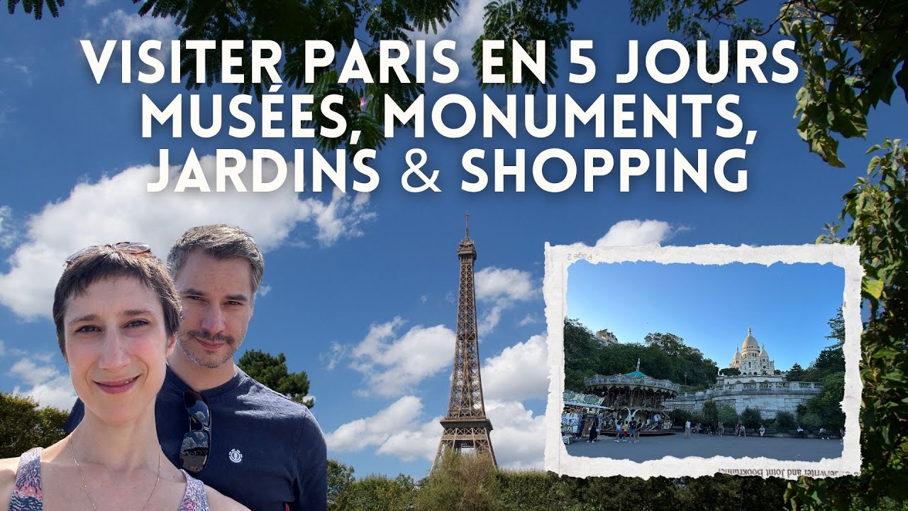 🗼Le MEILLEUR de Paris à PIED en 5 jours🇫🇷