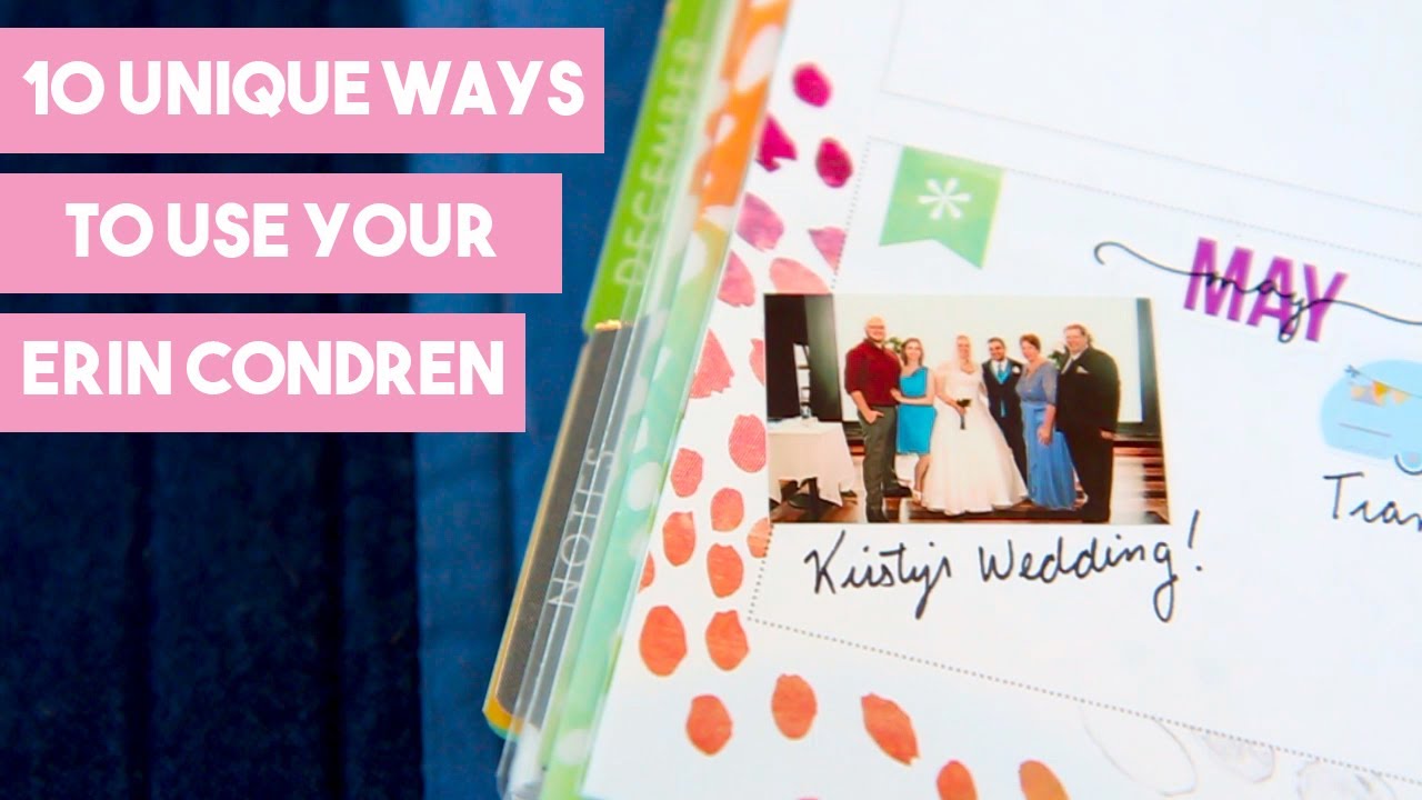 10 Unique Ways to Use Your Erin Condren Life Planner YouTube
