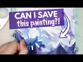 Can I Save my Painting? ❄️ (& A Magical Winter Scene)