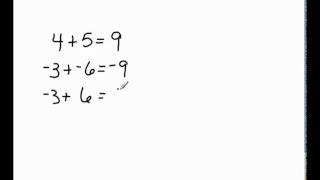 Adding Integers