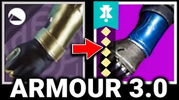Destiny 2: NEW "ARMOUR 3.0" SYSTEM EXPLAINED!! Armour Tiers, Stats Rework, Archetypes & More!