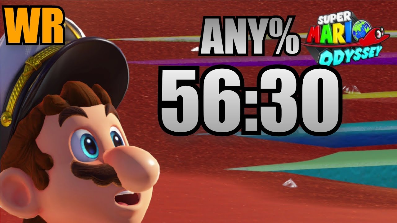 fWR] Super Mario Odyssey Any% Speedrun in 56:40 