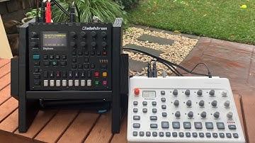 Elektron Digitone and Model Samples ambient rain soundscape
