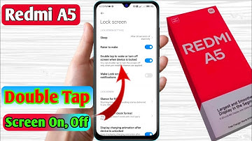 redmi a5 double tap screen on off, redmi a5 double tap setting