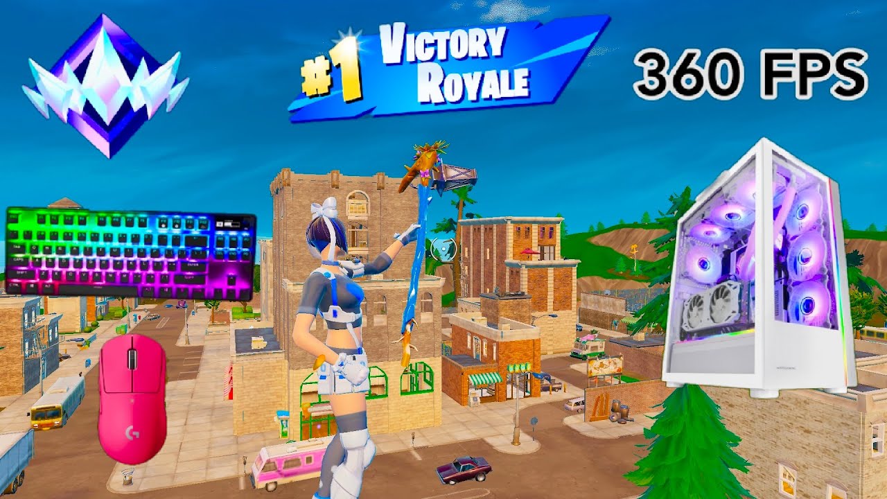 Fortnite Unreal Ranked Reload On PC | Keyboard & Mouse Gameplay | 360 FPS | 4K