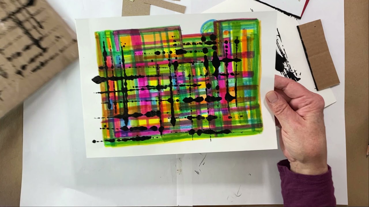 Imprint Printmaking Class Inspired by Paul Klee