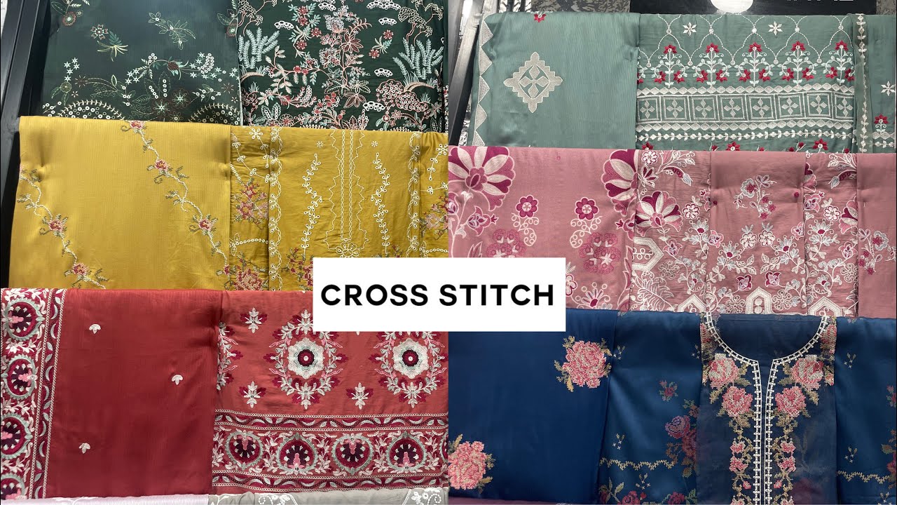 Cross Stitch Winter Collection 2025 | Cross Stitch Sale  2025 | Life with HiraHashaam 