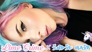 Lime Crime Unicorn Hair + Indie Hair Tutorial