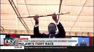 Malawi's Tight Race: Early count show Mutharika leading over incumbent Chakwera