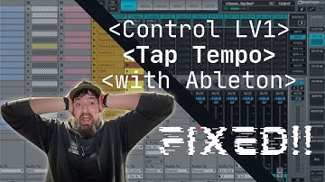 Control Waves LV1 Tap Tempo with Ableton Fix