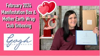 February -2024- Manifestation Box & Mother Earth Wrap Club by: Gogh Jewelry Design