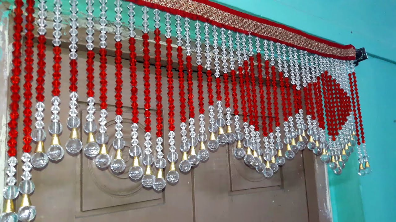Crystal Moti Toran Design for Door Diwali Decoration Ideas Door