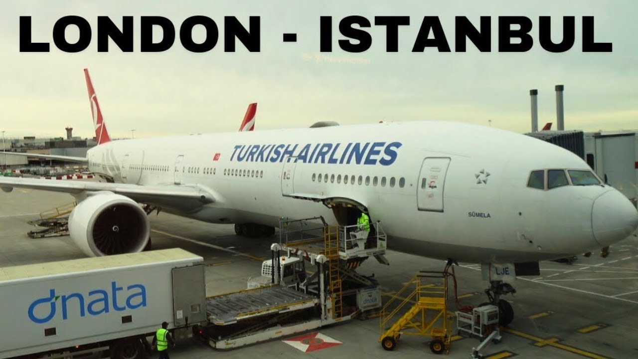 Turkish Airlines B777-300ER Economy Class | London to Istanbul | Full Flight Review