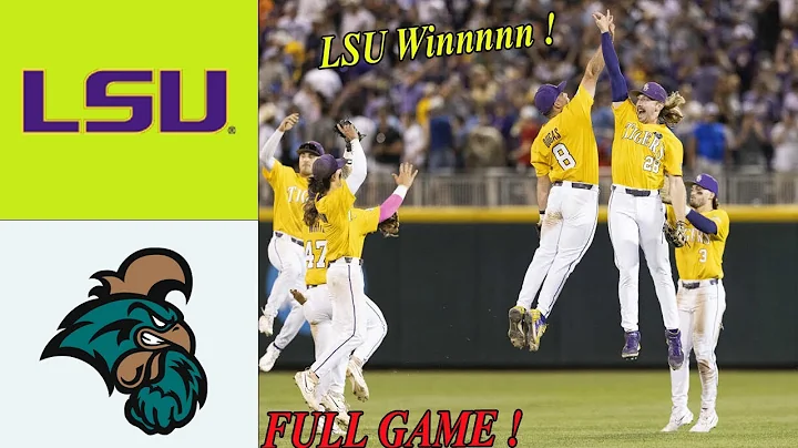 LSU vs Coastal Carolina | FULL GAME | Jun 21, 2025 | Men's College World Series Championship Game 1
