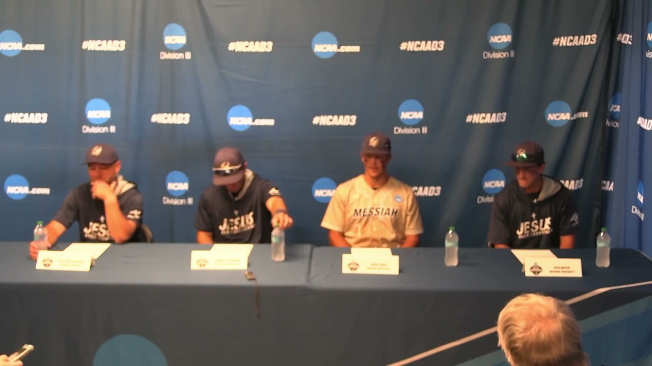 Messiah Baseball World Series Game One Post-Game Press Conferece