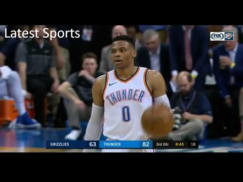 Russell Westbrook averages a Triple Double in Final Game with 16th Rebound