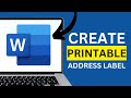 How to Create Printable Address Labels with Images in Microsoft Word