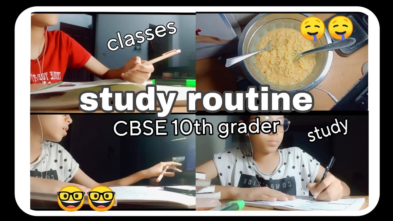 Study routine of 10th grader #10grader #studyroutine #vlog#studytips# ...