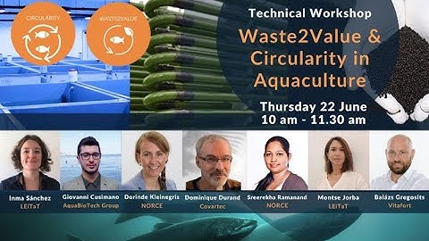 iFishIENCi Final Event - Waste2Value and Circularity Technical Workshop
