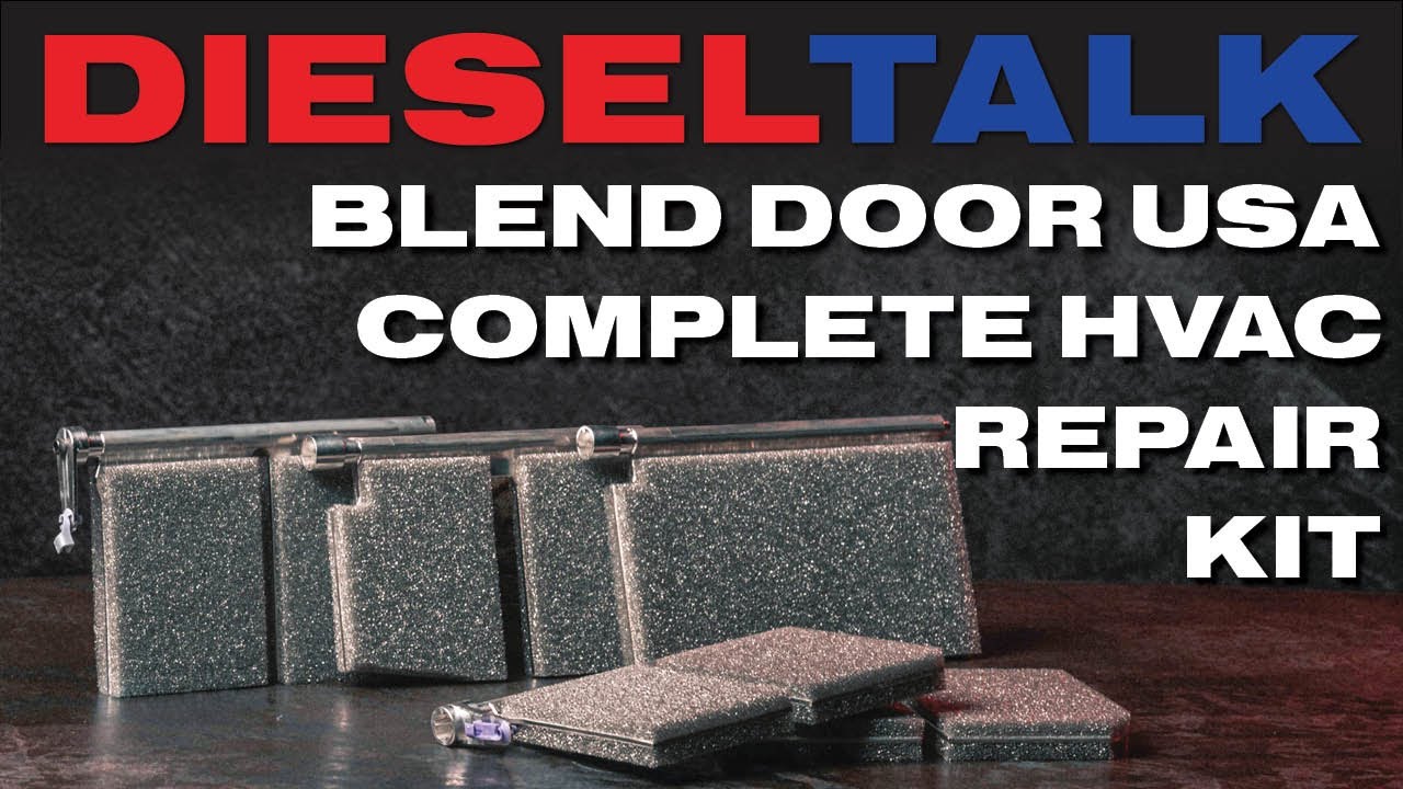 Diesel Talk Blend Door USA Complete HVAC Repair Kit YouTube