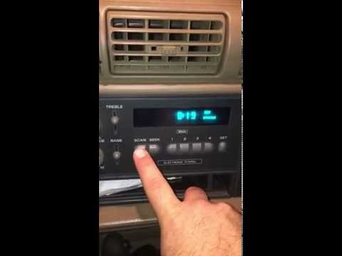 How to set your clock on your 1992-1998 s10 or s10 Blazer