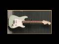 Capture de la vidéo Fender Custom Shop Tom Delonge Stratocaster Prototype Signature Guitar 1999 Faded Surf Green #Shorts