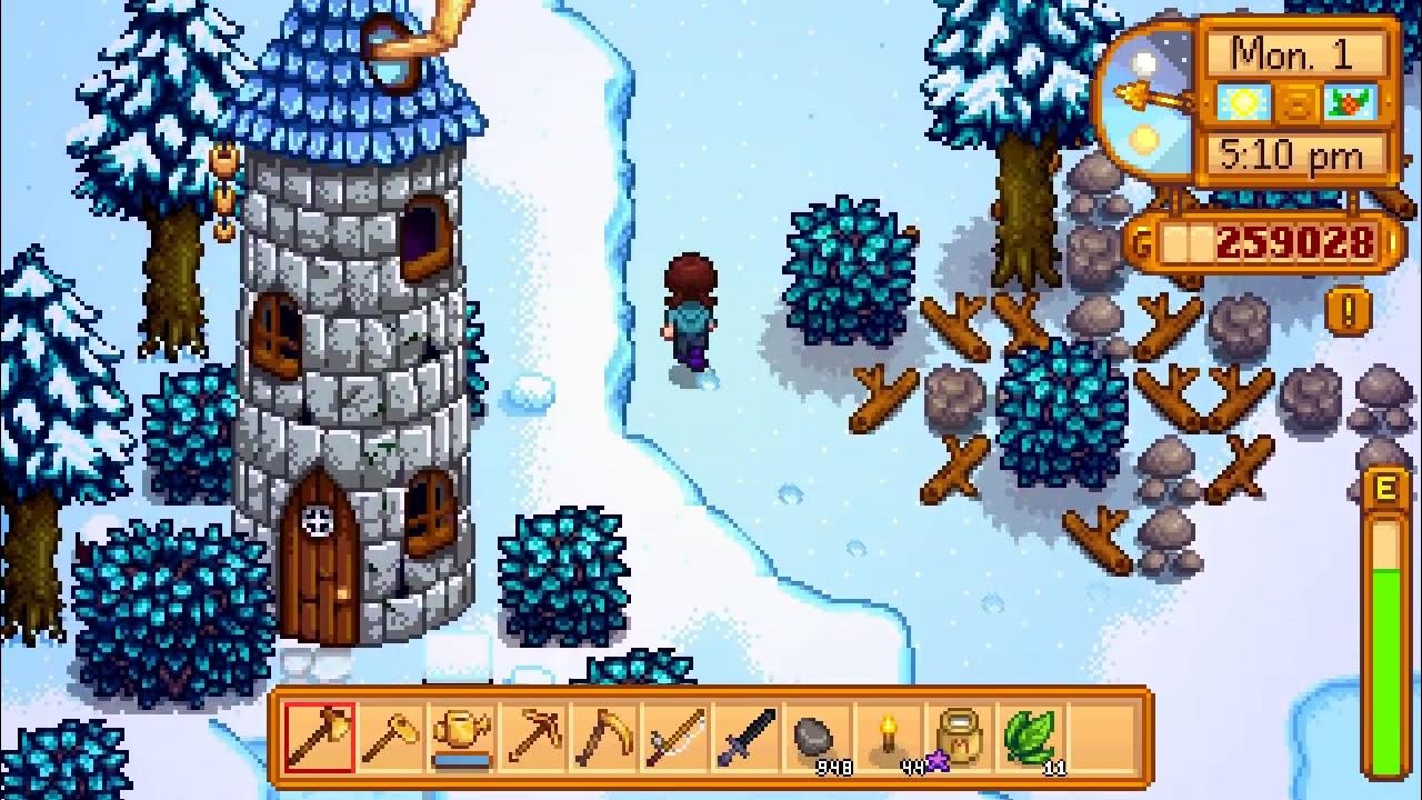 BEGINNING WINTER WITH A GEODE CRUSHER! Stardew Valley (60) YouTube