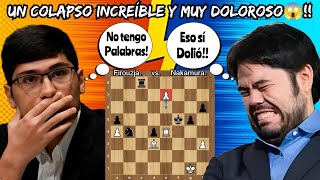 UN COLAPSO INCREÍBLE Y MUY DOLOROSO‍!! | Firouzja vs. Nakamura | (Torneo de Candidatos ronda 5).