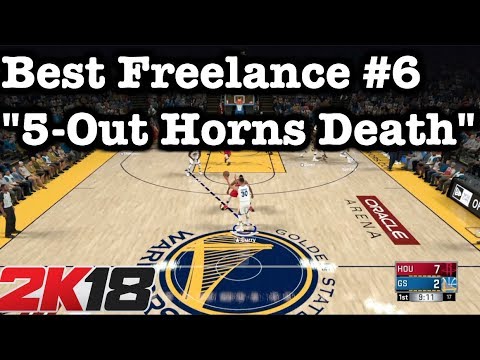 NBA 2K18 Tips Freelance Offense 2K18 Tutorial: Horns Freelance + Best 5 Out 2K18 Offense #30