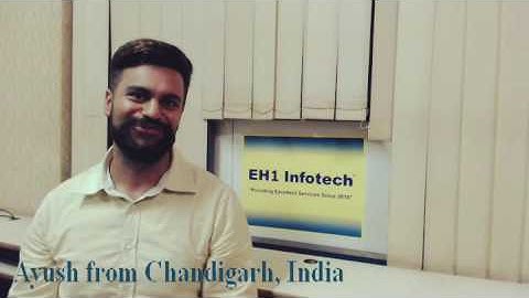 Ayush from Punjab, India giving Training Feedback about EH1 Infotech Cybersecurity