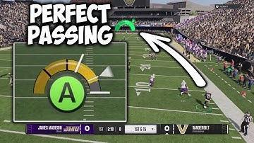 How To Throw Perfect With Any QB in NCAA 25
