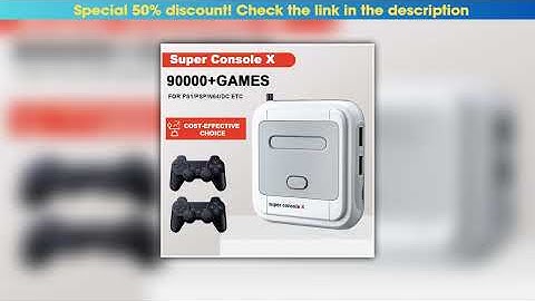 Must Buy KINHANK Game Box Super Console X Retro Video Game Console Support 90000 Games 50 Emulators