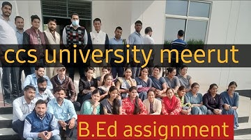 B.Ed assignment 1st year,ccsuniversity meerut paper code E-103