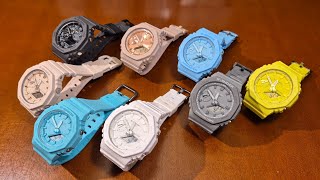 Casio G-Shock GA-2100, GA-2110, GMA-S2100, GMA-P2100 - wielkie porównanie Casioak'ów [PL]