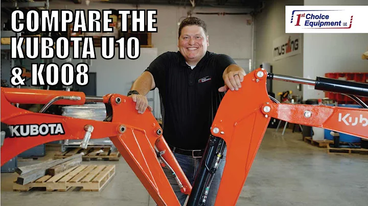 Kubota U10 and K008 | What Machine Is Right For Your Job