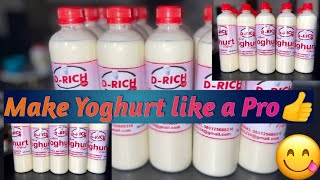 A To Z On How To Make Yogurt Like A Pro.d-Rich Yoghurt. Very Rich,Tasty,And Nutritious