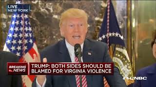 Donald Trump Charlottesville "fine-people-on-both-sides" quote