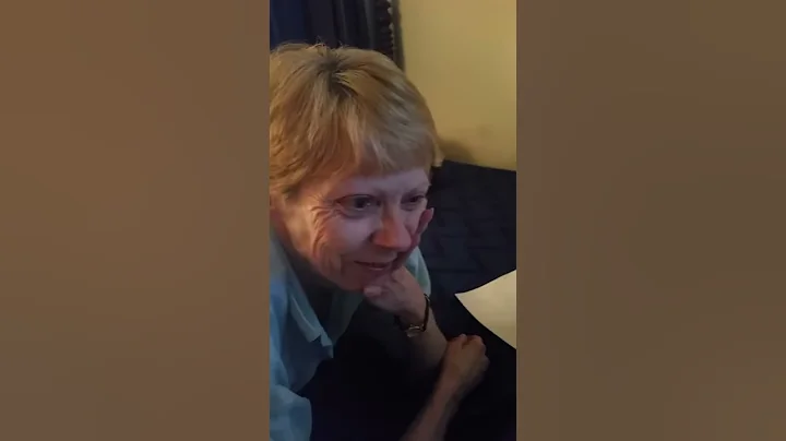 My grandmother's  laughing