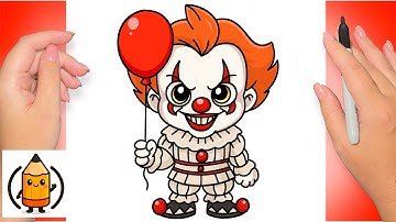 How To Draw Pennywise | IT | Step By Step
