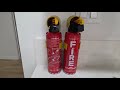 AmzBoom 2-Pack Fire Extinguisher Kit, Compact ABCK Spray for Home, Kitchen, Car |QUICK OVERVIEW|
