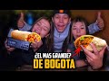 Invite a mis hermanas a comer el burro mas grande de bogota