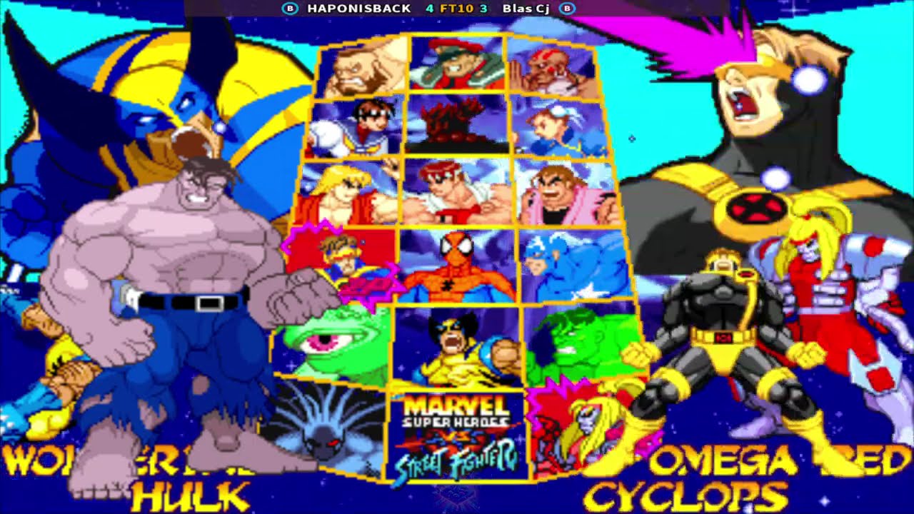 Marvel Super Heroes vs Street Fighter HAPONISBACK (PH) Vs Blas Cj (MX) || Play Date 16 Dec 25