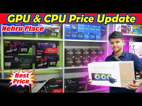 Graphic Card and CPU Price Nehru Place Cheapest price shop #50kgamingpc #30kgamingpc #gaming #best