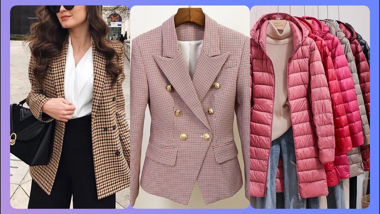 Navidad De trato fácil chocar 💜 Casacas y Abrigos de Moda para Mujer / Modelos de Blazer y Chaquetas 💕  Moda 2021 #4 - YouTube