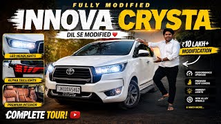 Toyota Innova Crysta Modification🔥| Best Crysta Modified Karol Bagh🤩